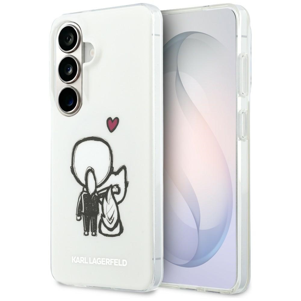 Karl Lagerfeld IML Karl&Choupette MagSafe Case for Samsung Galaxy S26 - Transparent