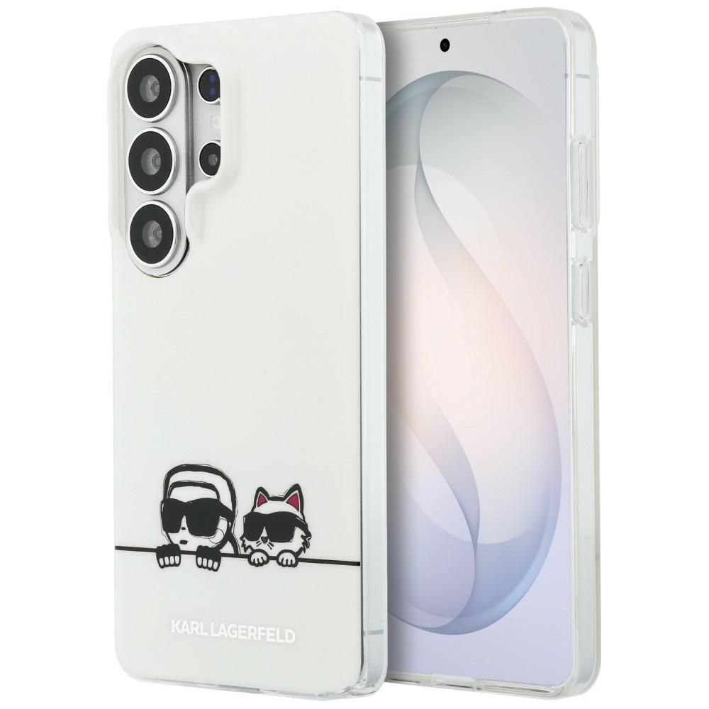 Karl Lagerfeld чехол IML Peekaboo Karl&Choupette MagSafe Samsung Galaxy S26 Ultra прозрачный