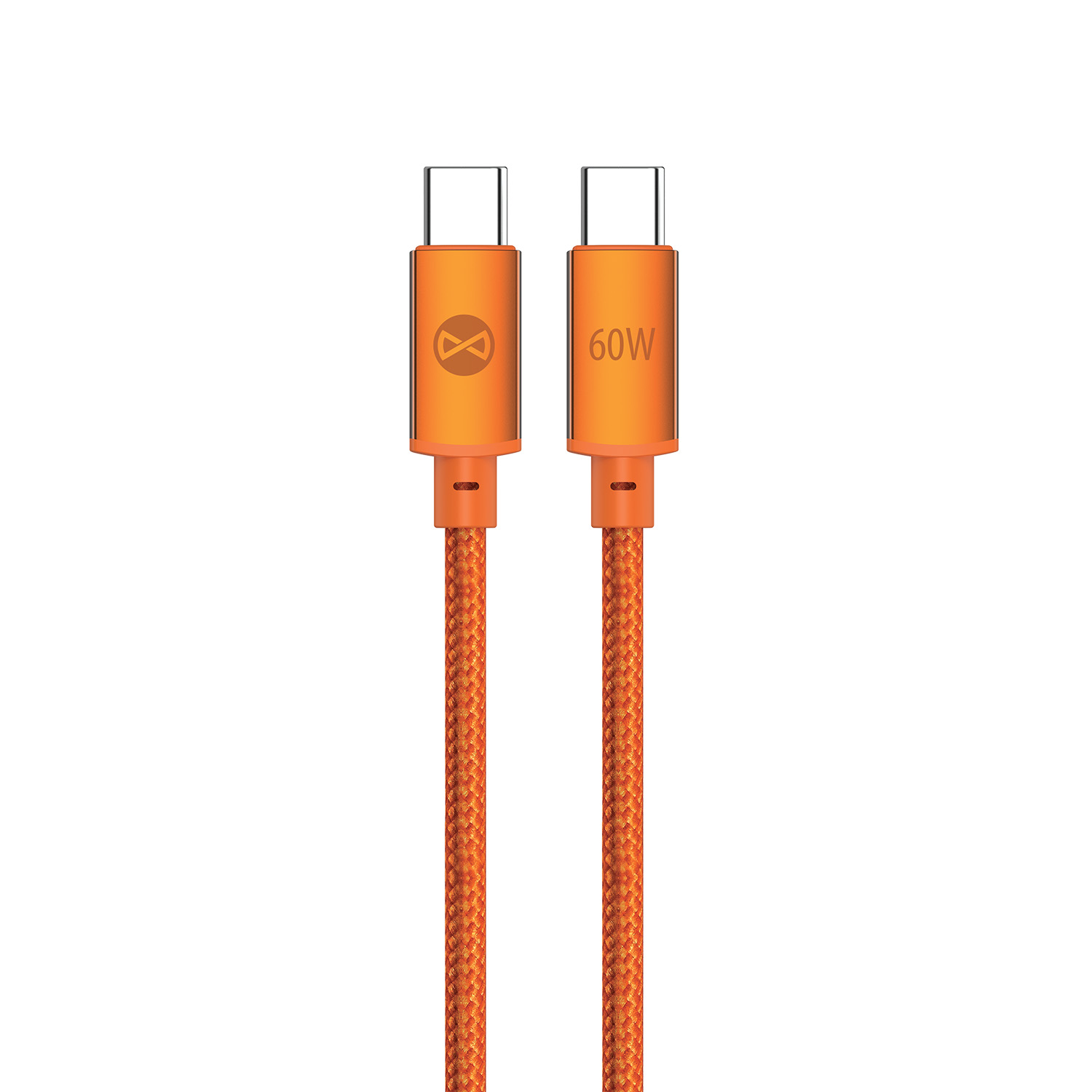 Forever Saffron Кабель USB-C — USB-C 1.0 м 60W оранжевый