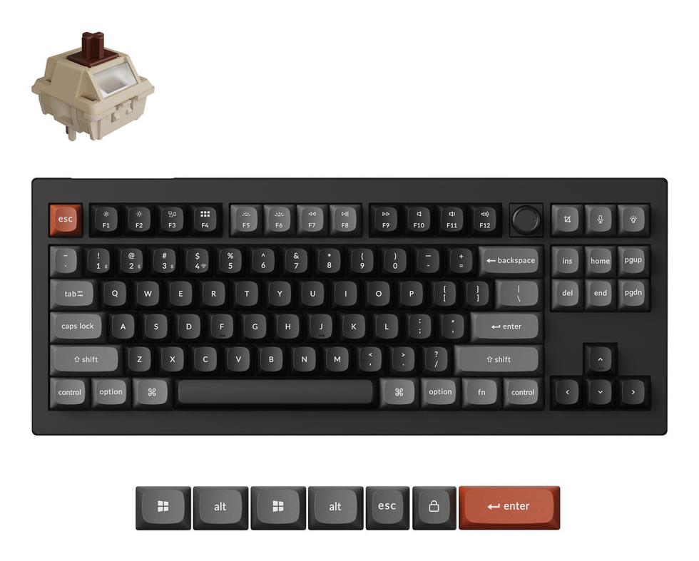 Belaidė klaviatūra KEYCHRON V3 Ultra juoda