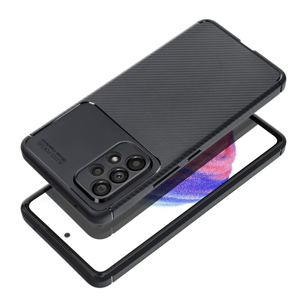 Dėklas telefonui CARBON PREMIUM SAMSUNG A35 5G juodas