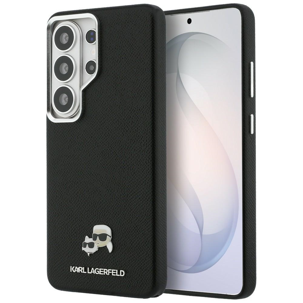 Karl Lagerfeld чехол Saffiano KC Metal Logo MagSafe Samsung Galaxy S26 Ultra черный
