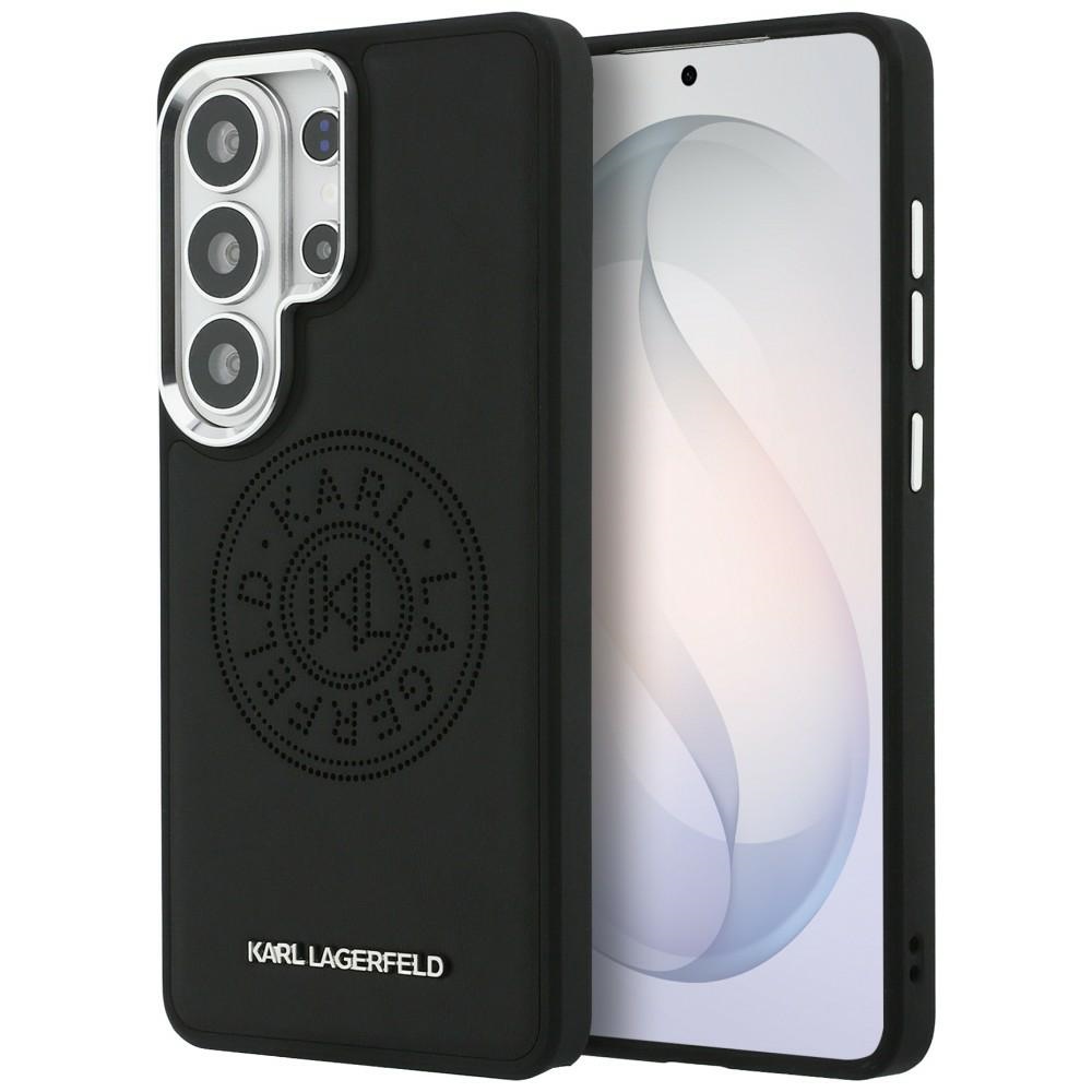Karl Lagerfeld Perforated KL MagSafe Чехол для Samsung Galaxy S26 Ultra - чёрный