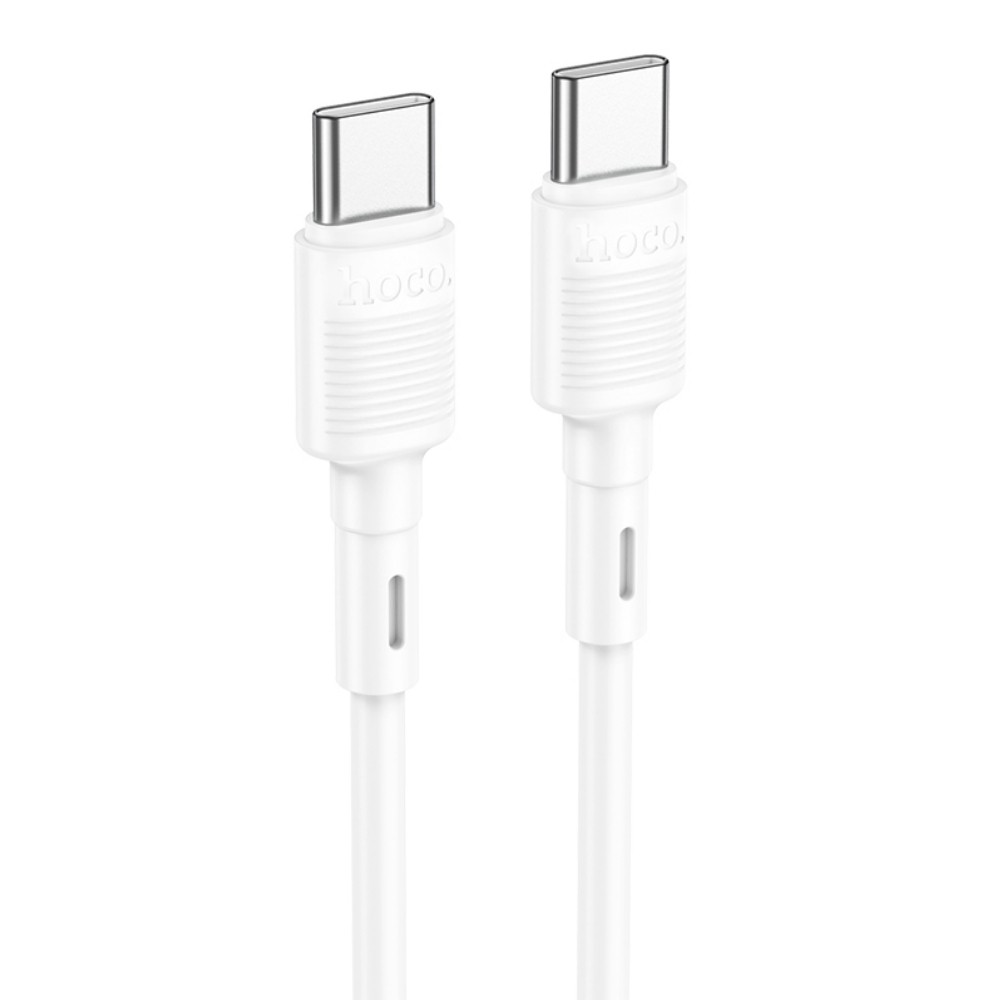 Кабель USB C - USB C Hoco 3A 60W 1 m X83 белый