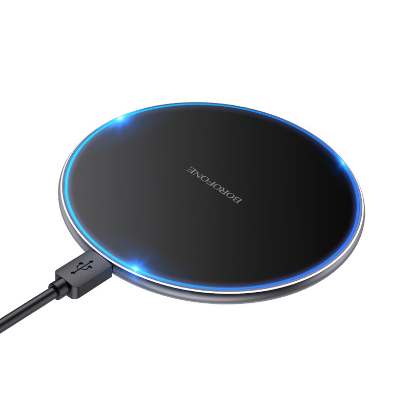 Įkroviklis belaidis Borofone BQ3 Pro 15W juodas