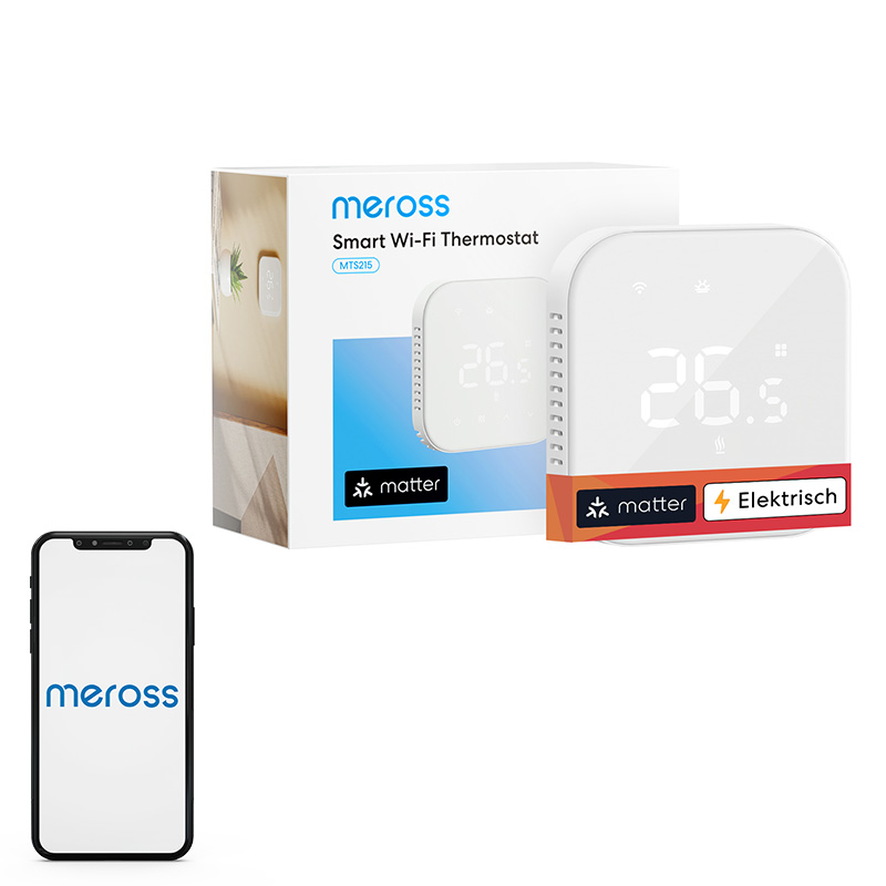 Išmanusis Termostatas WiFi Meross MTS215MA(EU) (Matter)