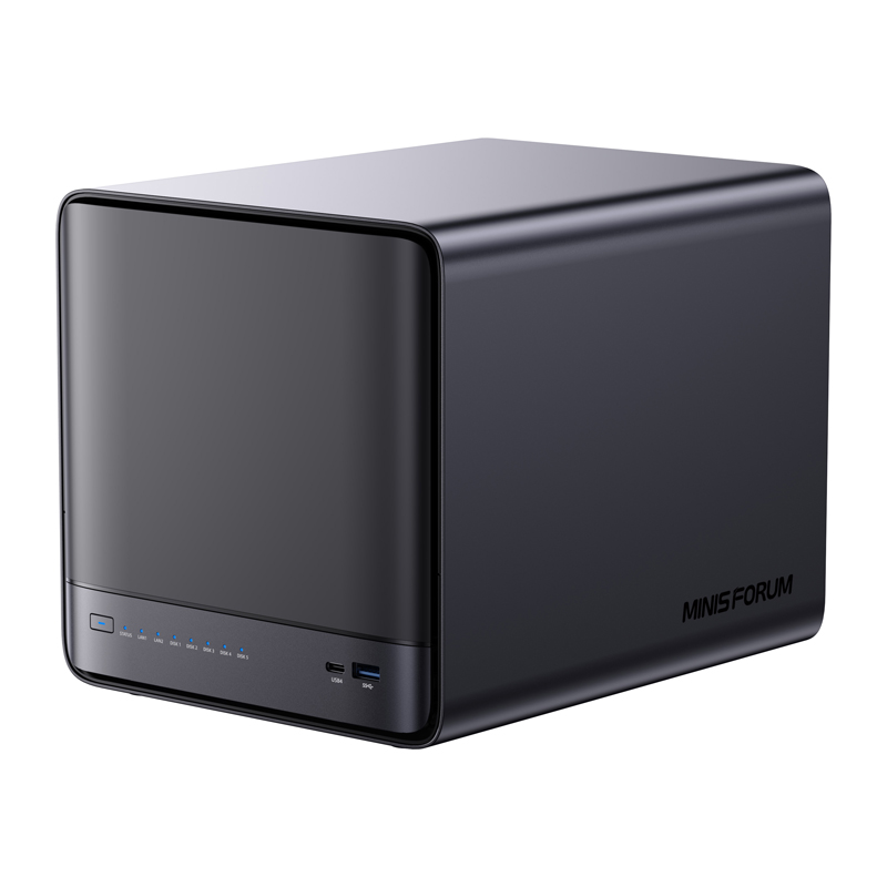 Мини-ПК Minis Forum NAS N5 AMD Ryzen 7 H255 16GB + 128GB