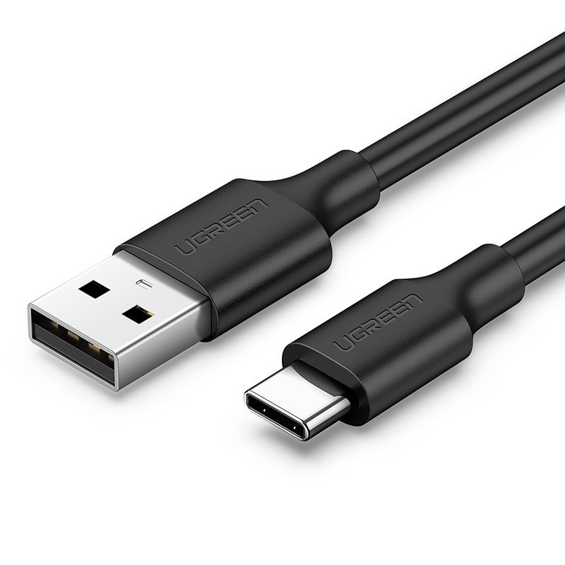 Ugreen US287 60115 кабель USB-A / USB-C 2A 0.5м — чёрный
