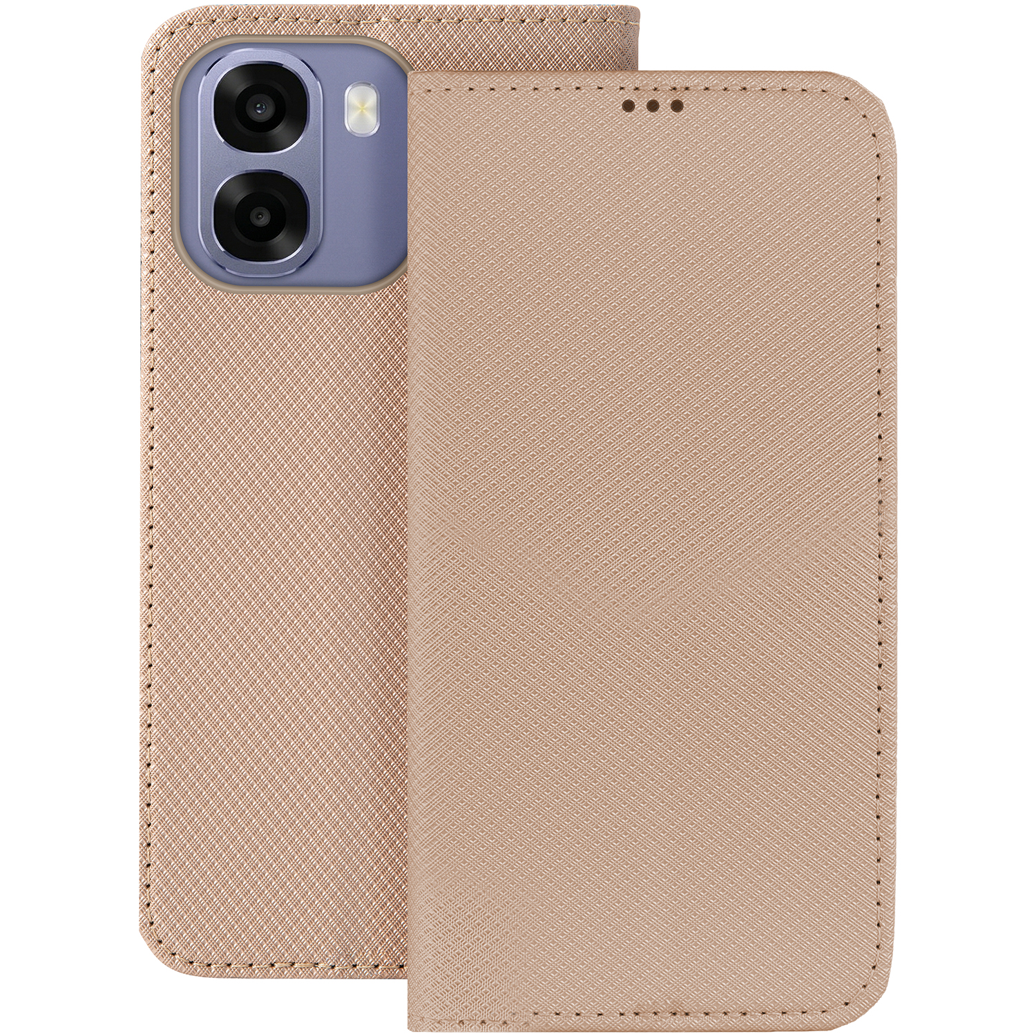 Smart Magnet чехол для Oppo A6 4G / A6 5G / A6X 4G / A6X 5G / A6S 4G / A6S 5G Global золотой