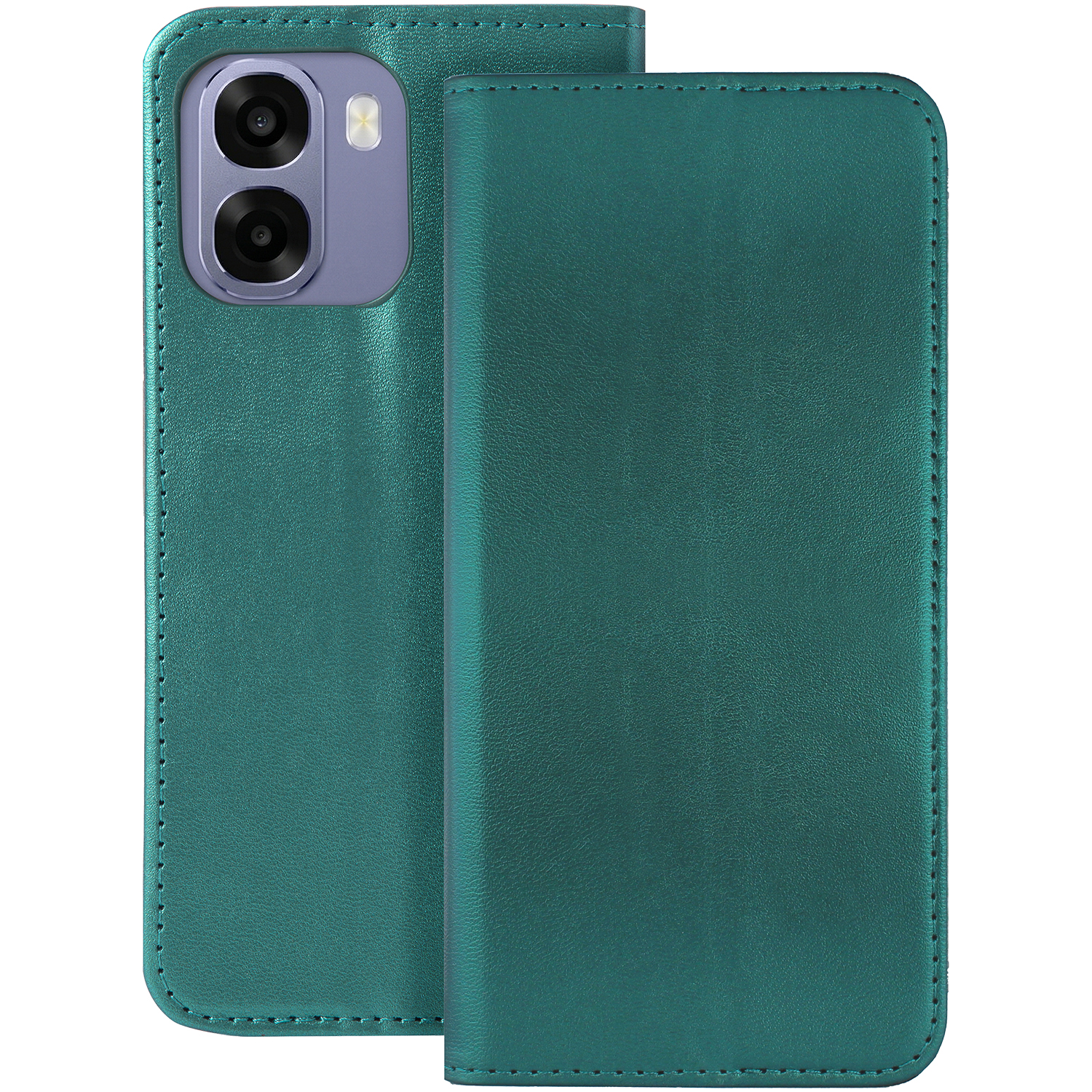 Smart Magnetic dėklas Oppo A6 4G / A6 5G / A6X 4G / A6X 5G / A6S 4G / A6S 5G Global tamsiai žalias