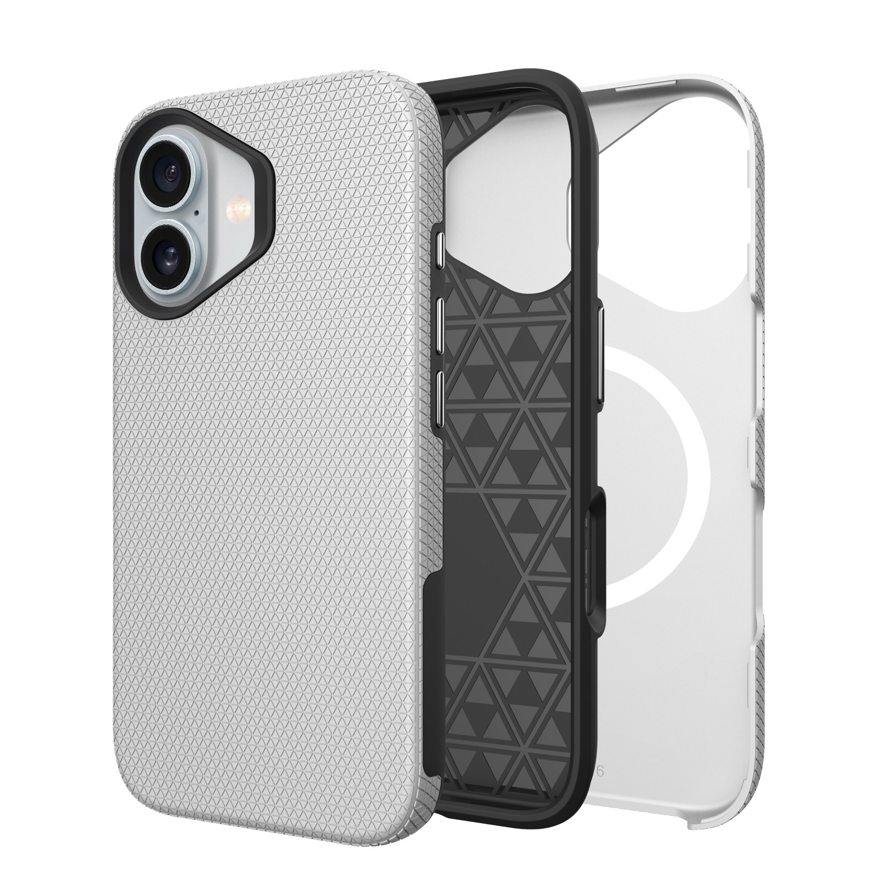 Perfectionists Triangle Mag Case iPhone 13/14 silver