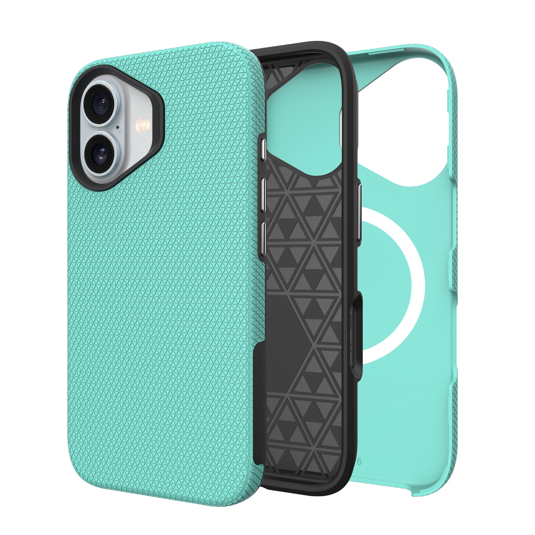 Dėklas Perfectionists Triangle Mag Case Apple iPhone 13/14 žalias