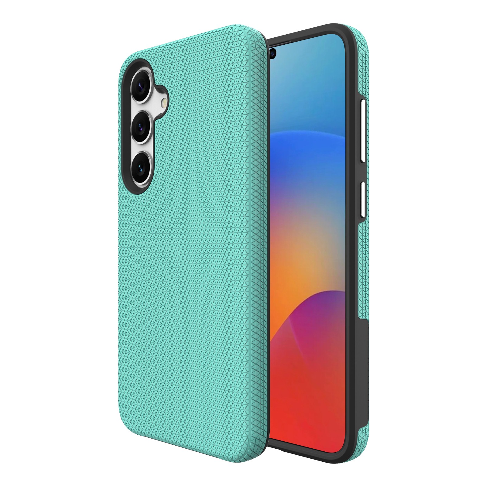 Dėklas Perfectionists Triangle Case Samsung S921 S24/S931 S25 žalias