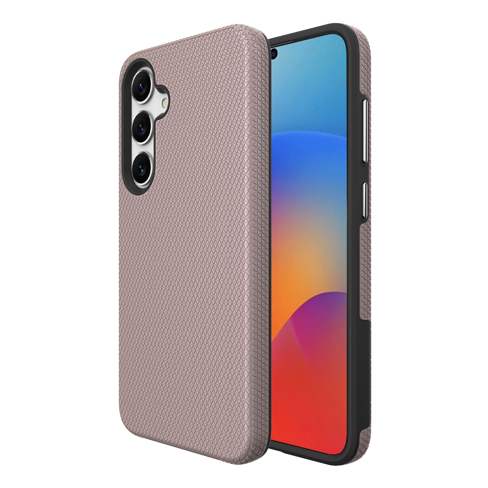 Dėklas Perfectionists Triangle Case Samsung A366 A36 5G rožinio aukso