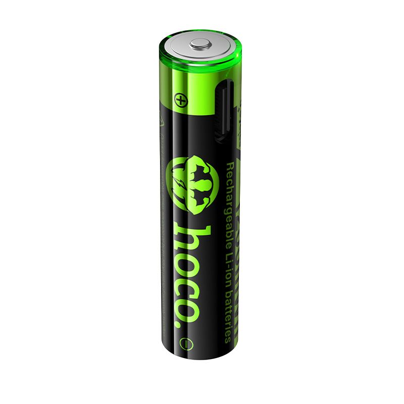 Аккумулятор R3 (AAA) 320 mAh с USB C + кабель USB A на 2 x USB C 2 шт Hoco JA4 черный