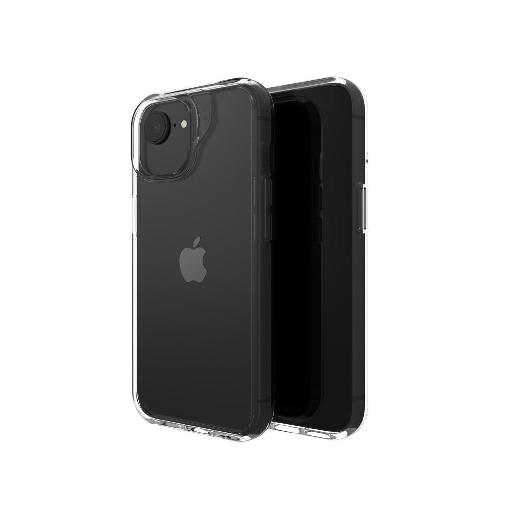 ZAGG Crystal Palace dėklas iPhone 16e (2025) / 15 / 14 / 13 - Permatomas