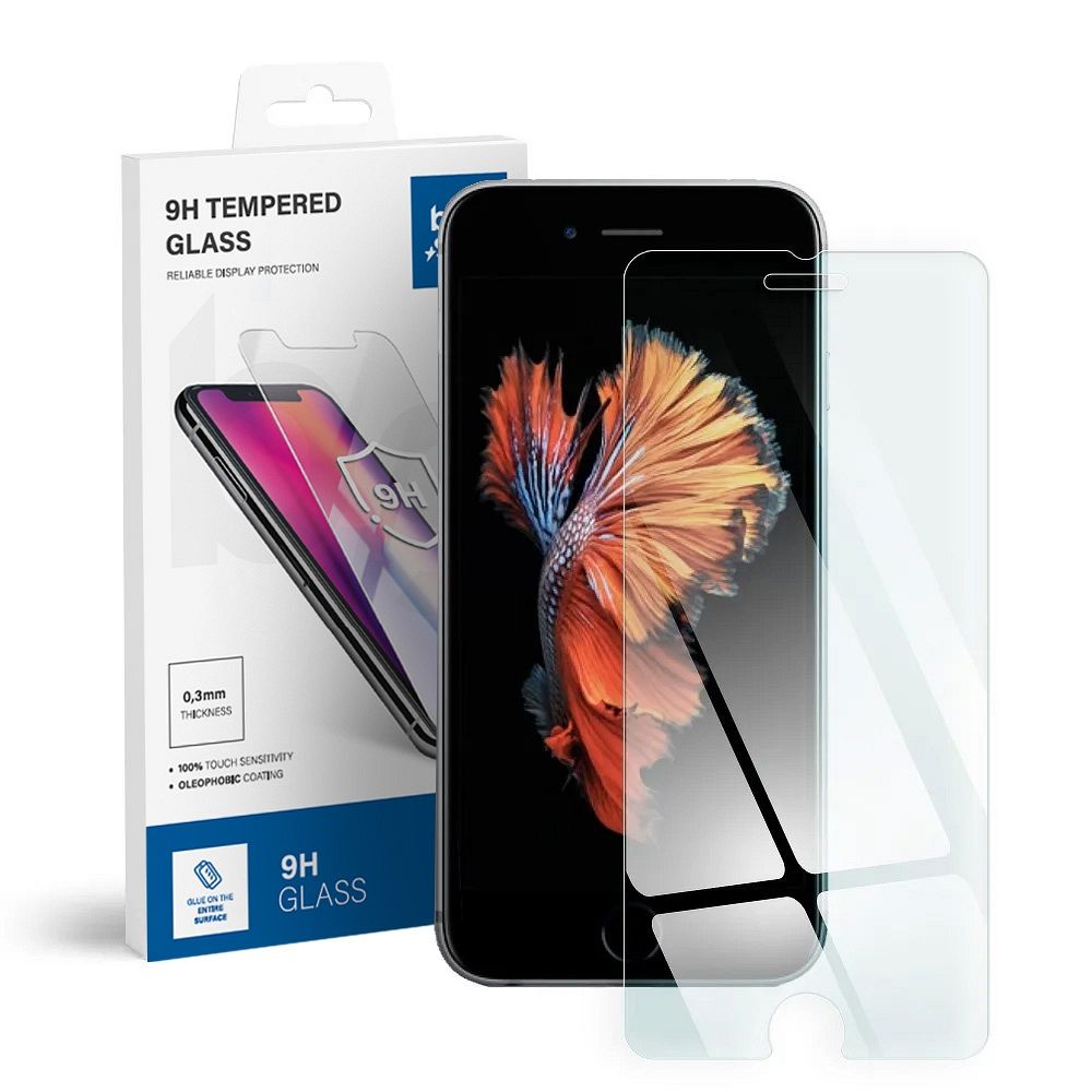 Tempered glass to iPhone 6 / 6S Blue Star