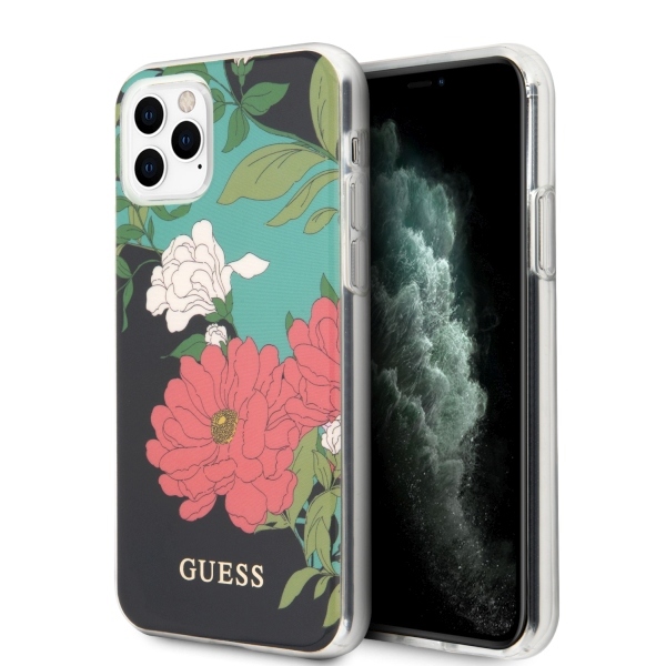 Guess GUHCN65IMLFL01 iPhone 11 Pro Max чёрный/чёрный N°1 Flower Collection