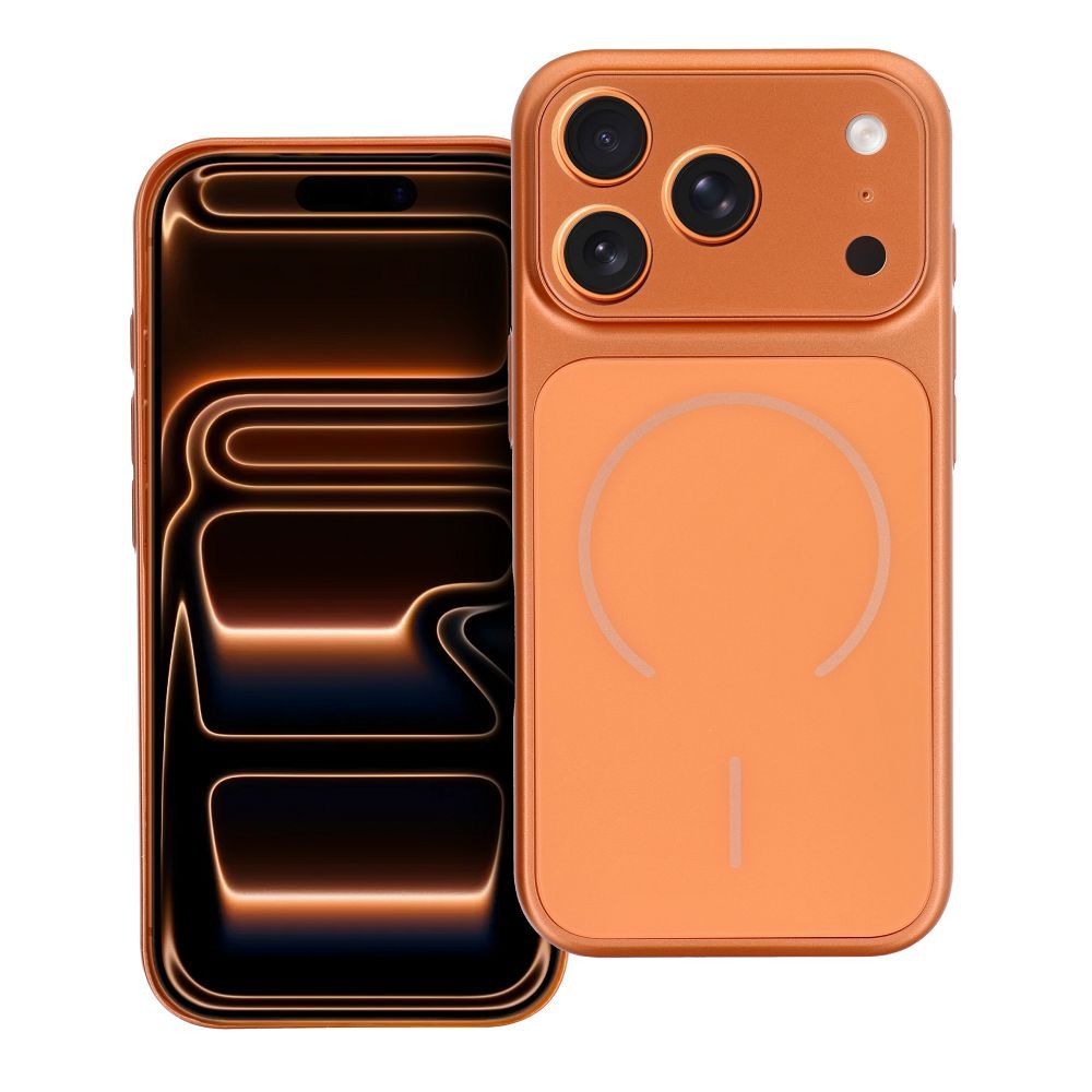 Case for iPhone 13 PRO MAX Make 17 compatible with MagSafe orange