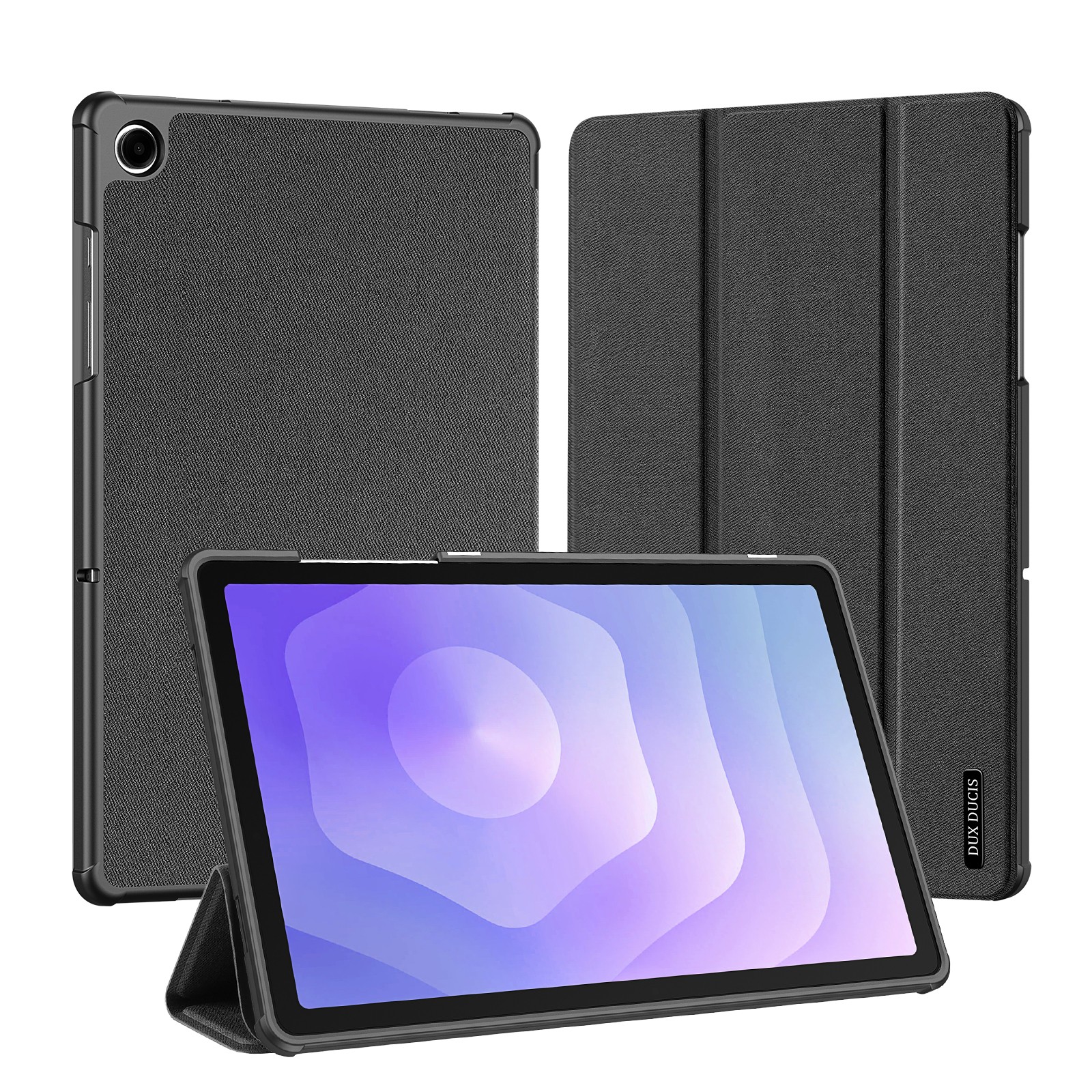 Чехол Dux Ducis Domo для Samsung X210 X215 X216 Tab A9 Plus 11.0 X230 X235 X236 Tab A11 Plus 11.0 чёрный