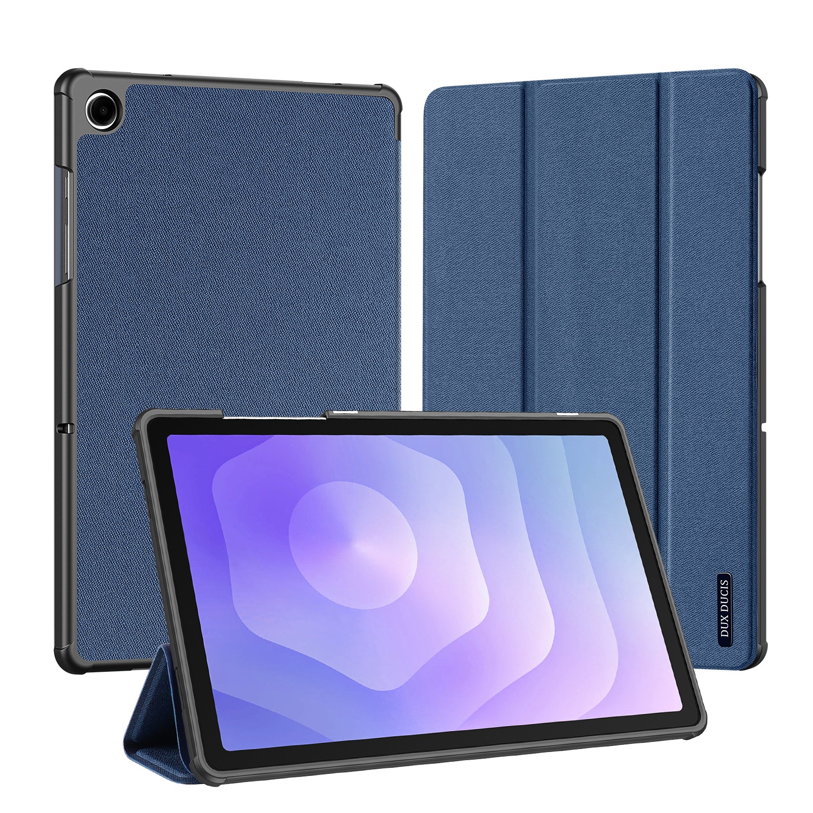 Чехол Dux Ducis Domo для Samsung X210 X215 X216 Tab A9 Plus 11.0 X230 X235 X236 Tab A11 Plus 11.0 тёмно-синий