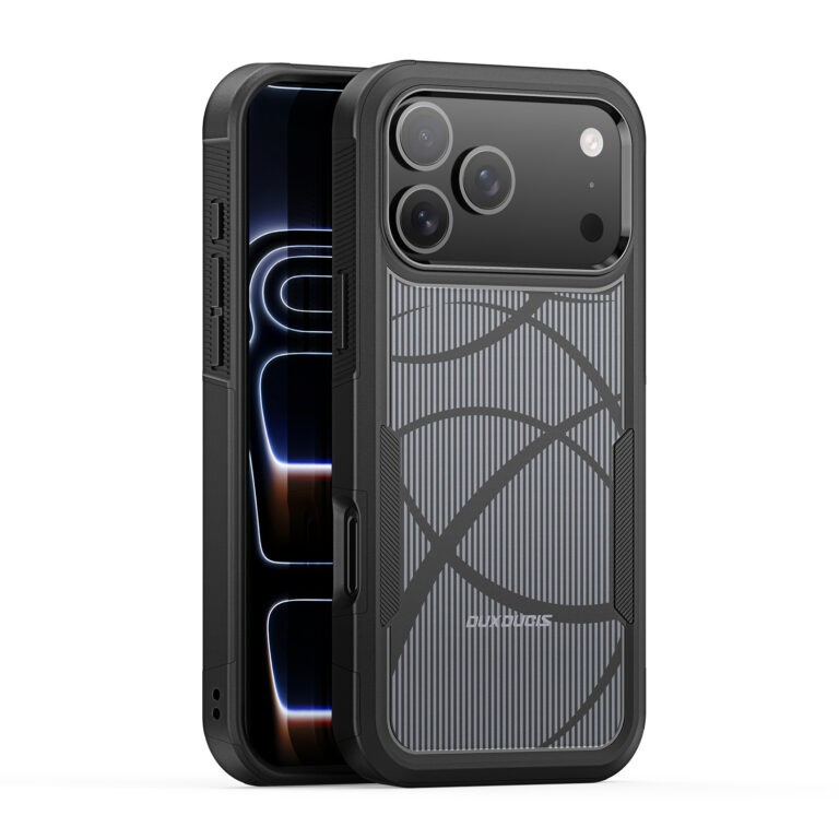 Dėklas Dux Ducis Shld Apple iPhone 17 Pro Max juodas (Rhythm Pattern)