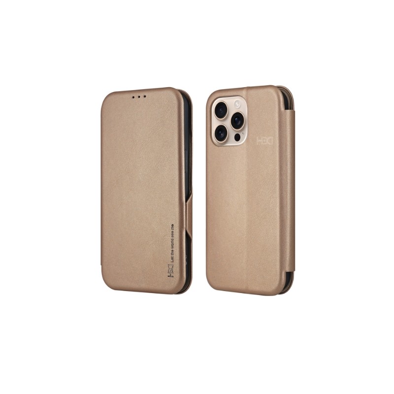 Dėklas HDD Classic Wallet Case Samsung A525 A52 4G/A526 A52 5G/A528 A52s 5G auksinis