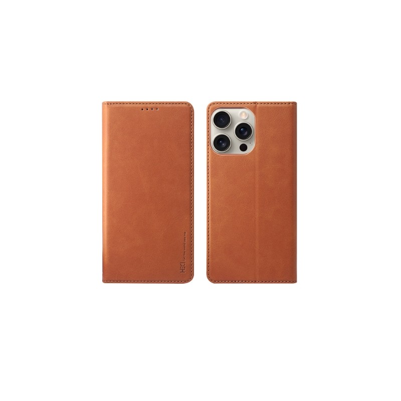 HDD Magnetic Wallet Case Samsung A405 A40 brown