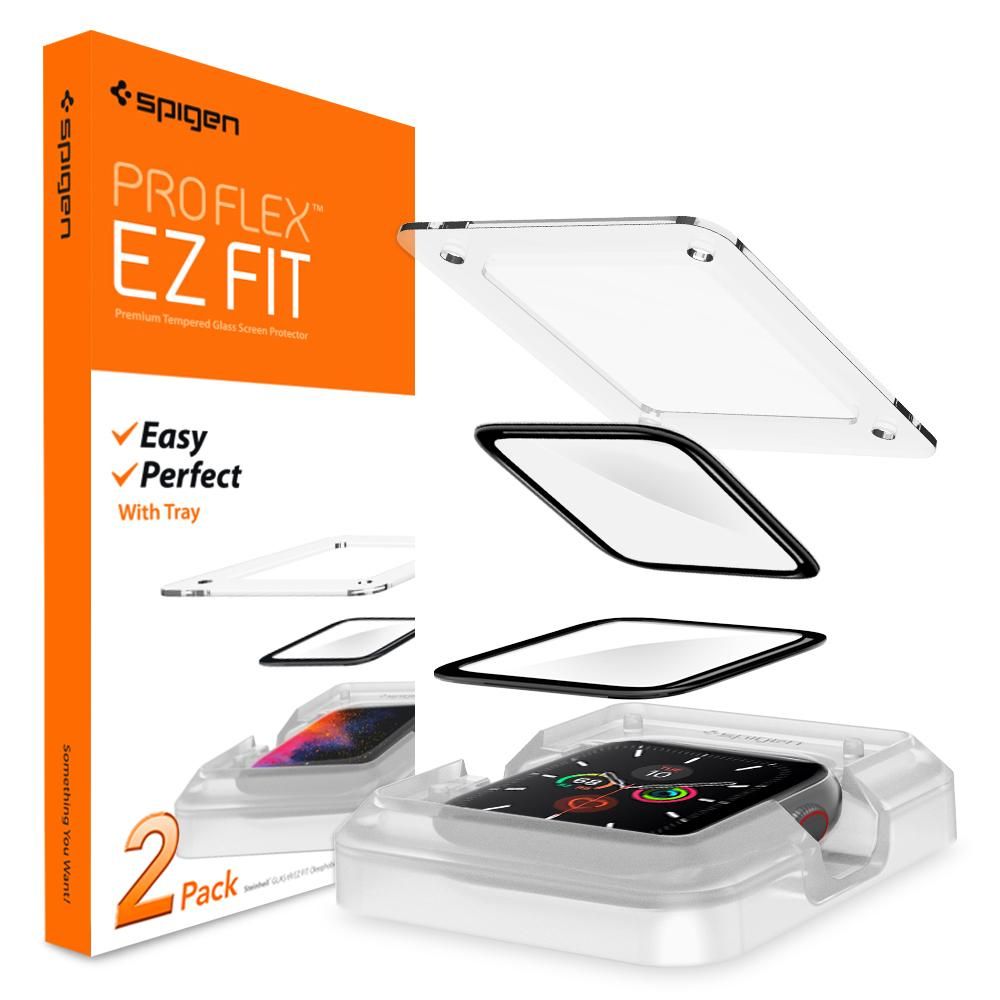 Spigen ProFlex EZ Fit Hybrid Glass для Apple Watch 4/5/6/SE (44mm)