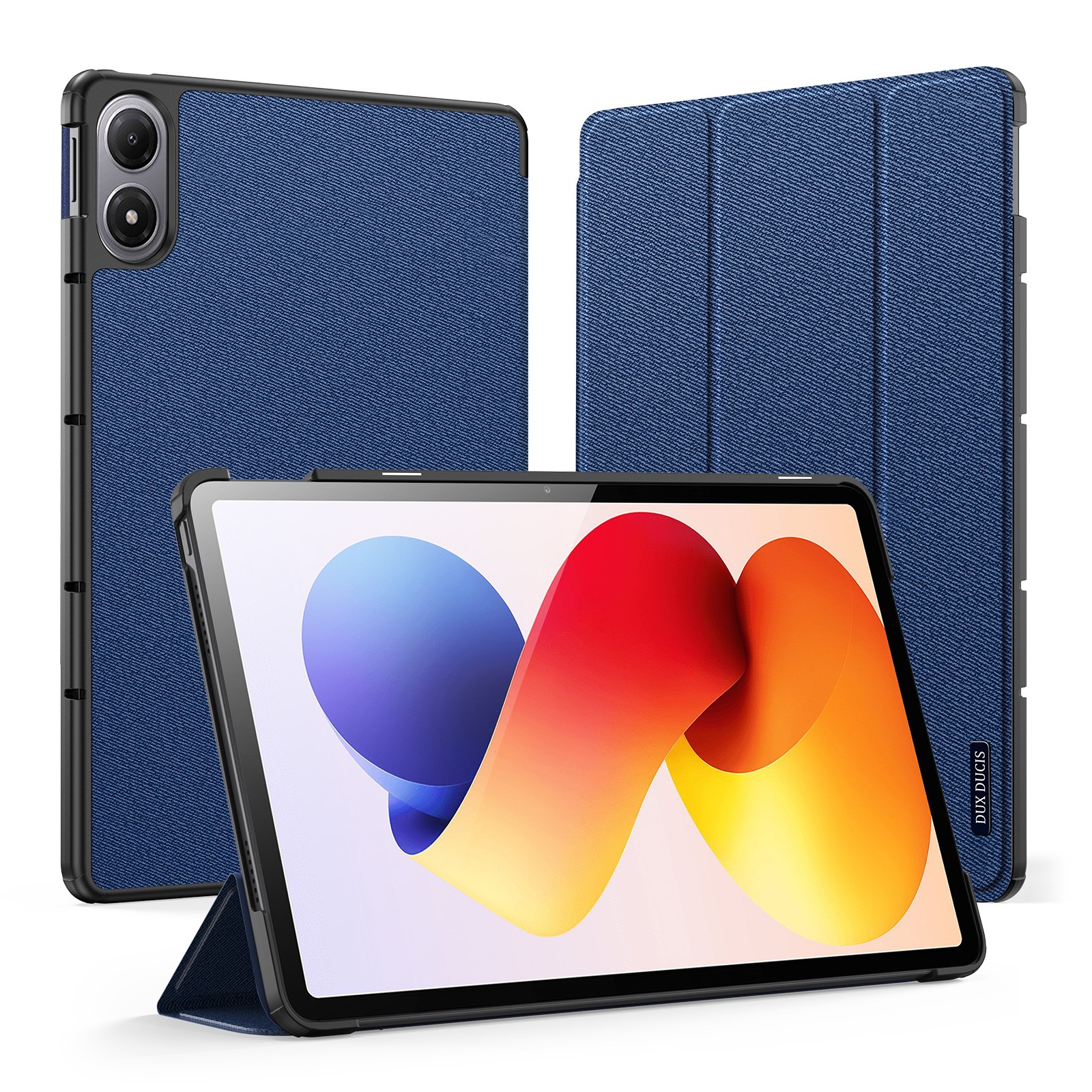 Dėklas Dux Ducis Domo Xiaomi Redmi Pad 2 Pro 12.1 tamsiai mėlynas