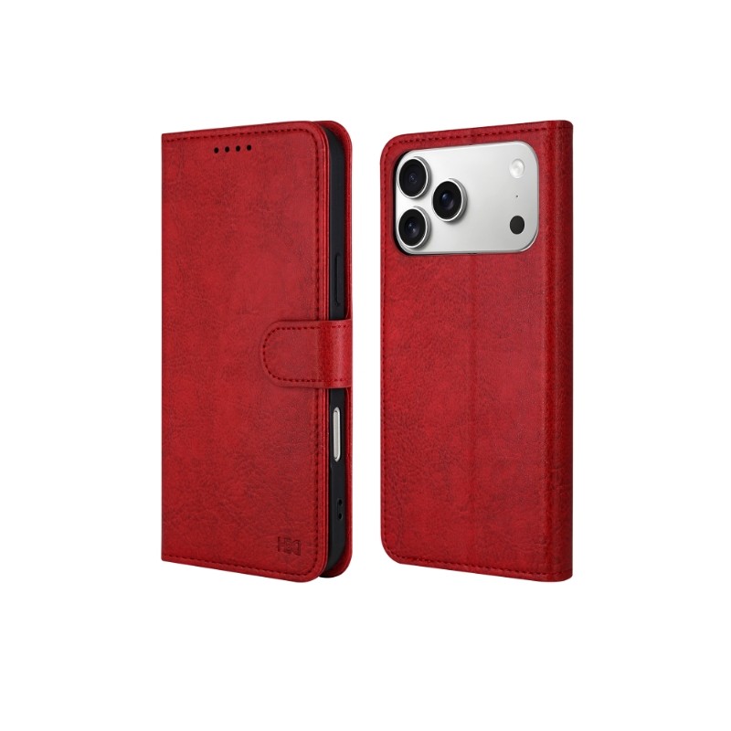 Dėklas HDD Clasp Wallet Case Samsung A515 A51 raudonas