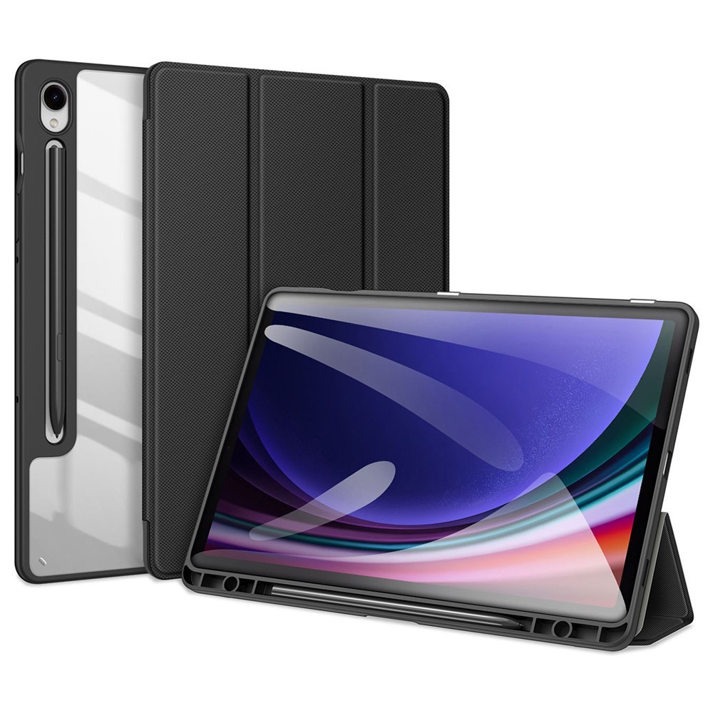 Dėklas Dux Ducis Toby Samsung X520/X526 Tab S10 FE/X710/X716 Tab S9/X510/X516 Tab S9 FE juodas