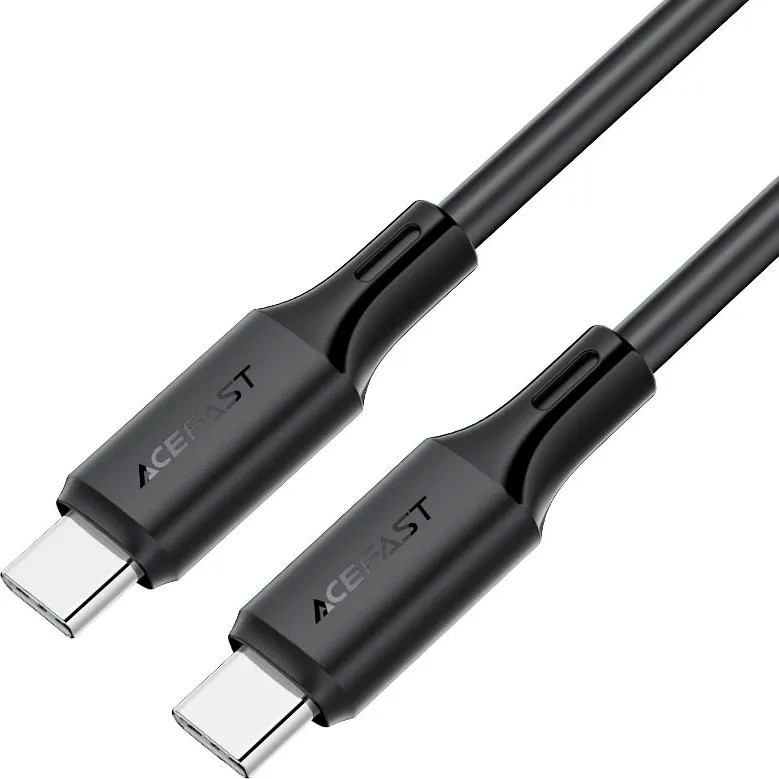 USB laidas Acefast C17-03 USB-C į USB-C 1.2m juodas