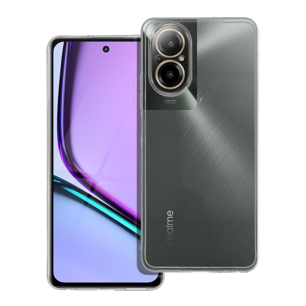 Чехол для Realme C67, прозрачный 2 мм (защита камеры)