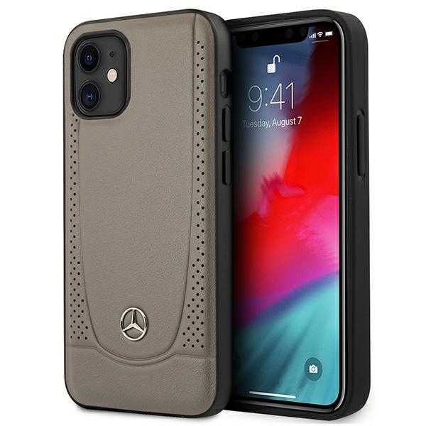 Mercedes Urban Line чехол для iPhone 12 mini - коричневый