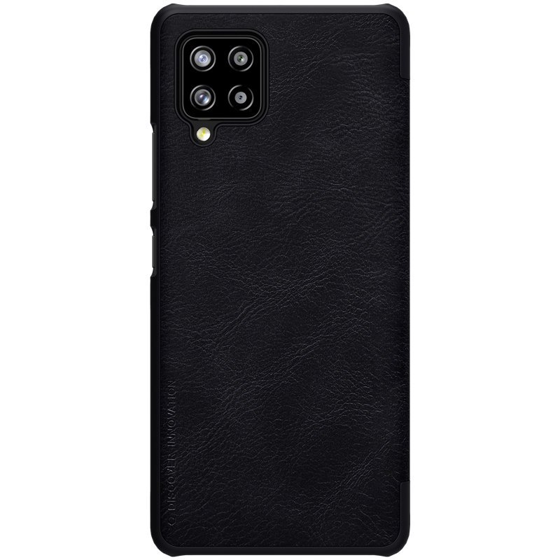 Nillkin Qin кожаный чехол-кобура для Samsung Galaxy A42 5G чёрный