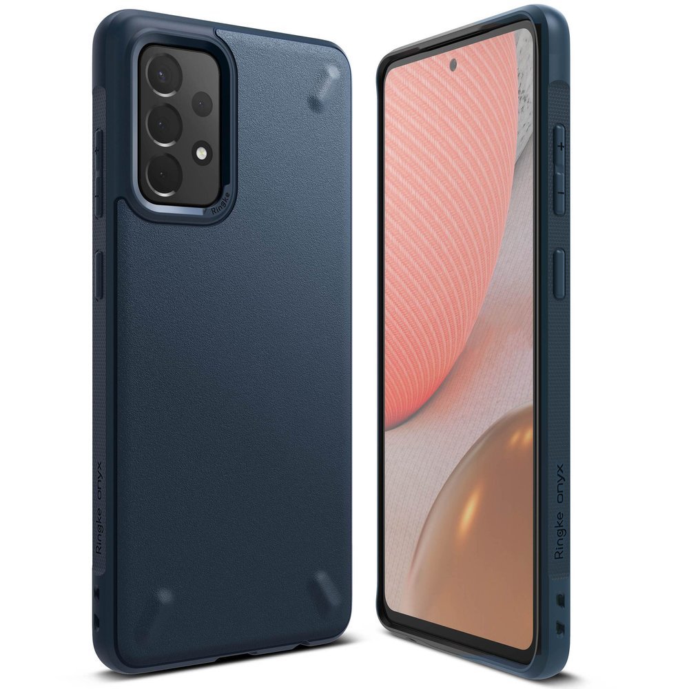Ringke Onyx patvarus TPU dėklas Samsung Galaxy A72 4G tamsiai mėlynas (OXSG0039)