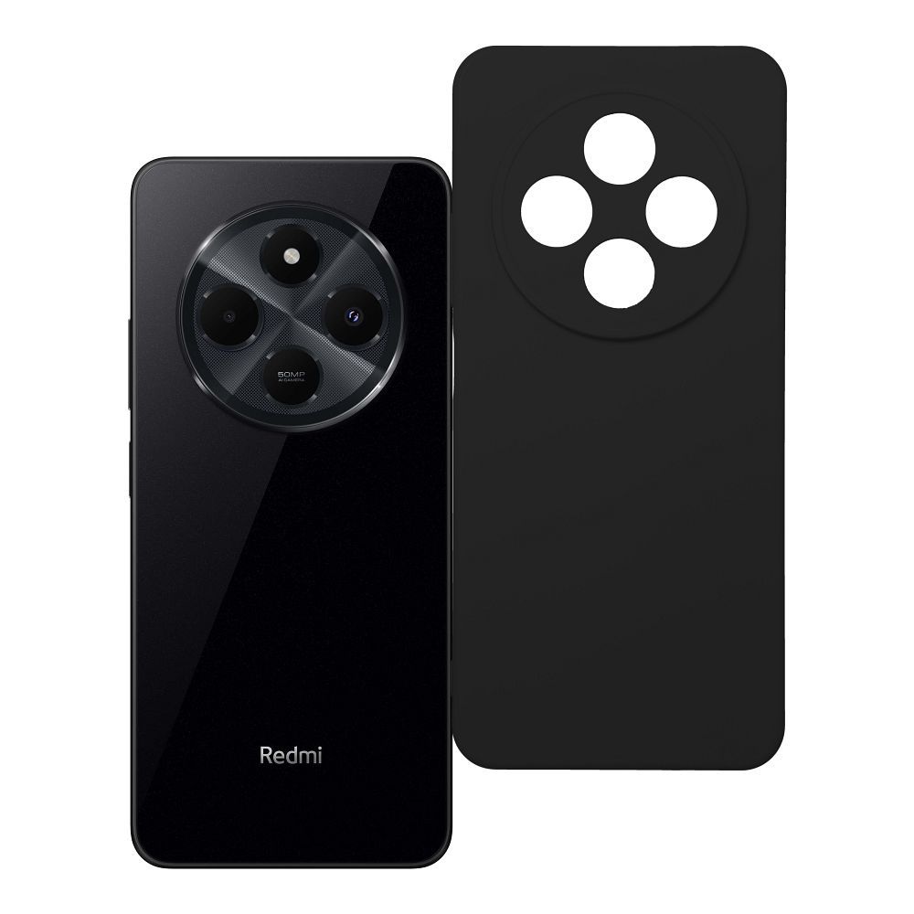 Чехол для Xiaomi Redmi 14C Silicone чёрный