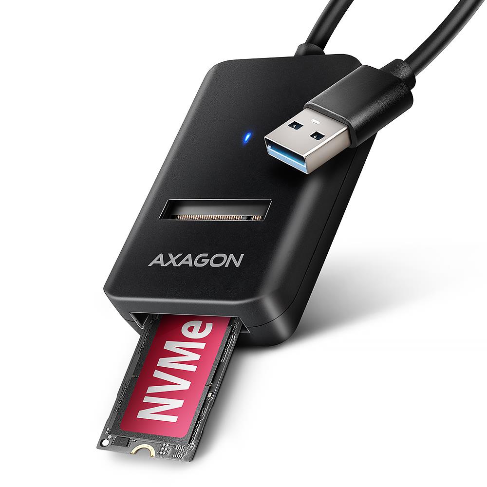 Axagon Адаптер SSD USB 3.2 M.2 10Gbps 0.1m ADM2-AM