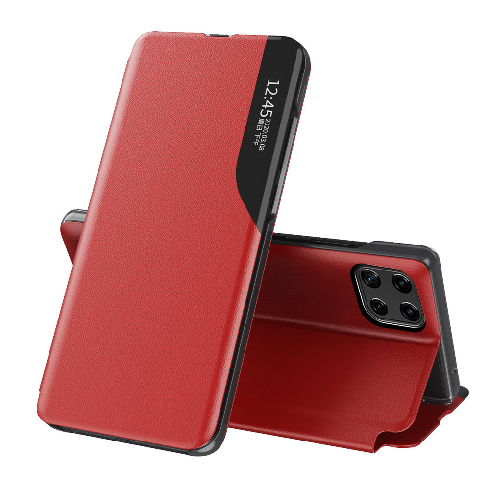 Eco Leather View Case элегантный чехол-книжка с подставкой для Samsung Galaxy A22 4G красный