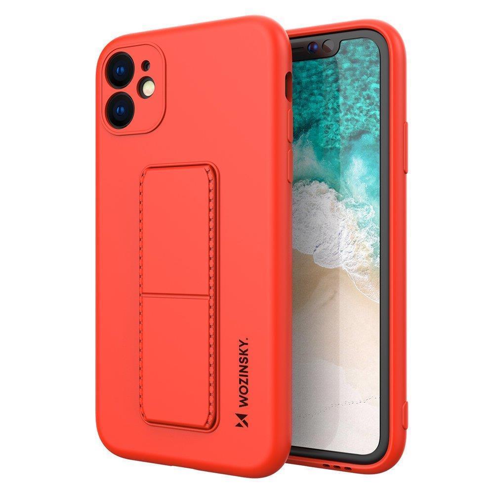 Wozinsky Kickstand Case силиконовый чехол с подставкой для Samsung Galaxy A22 5G, красный