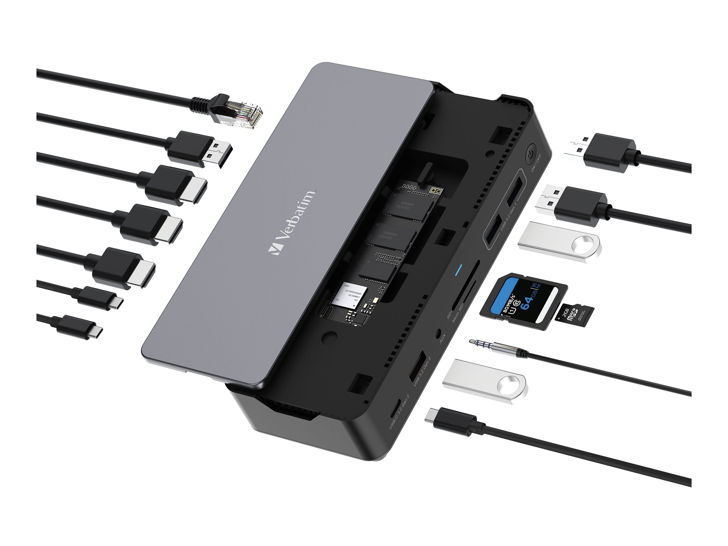 Verbatim USB-C Pro Docking Station 15