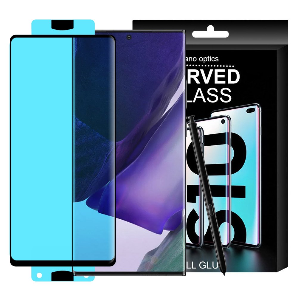 3D Edge Nano Flexi Glass Hybrid защитная плёнка с рамкой для Samsung Galaxy S21+ 5G (S21 Plus 5G) чёрный