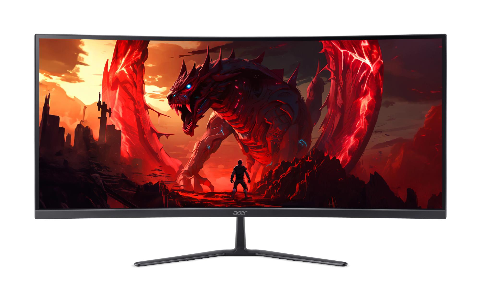 Monitorius Acer 34" 3440x1440 UltraWide Quad HD 21:9 LCD Lenktas