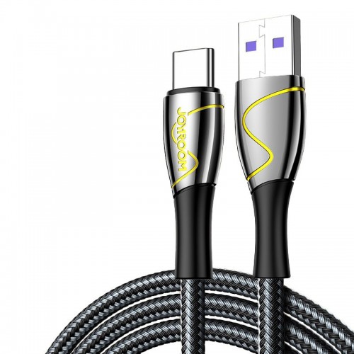 Кабель USB Joyroom "Mermaid Series" чёрный Type-C 120 см (до 5A)