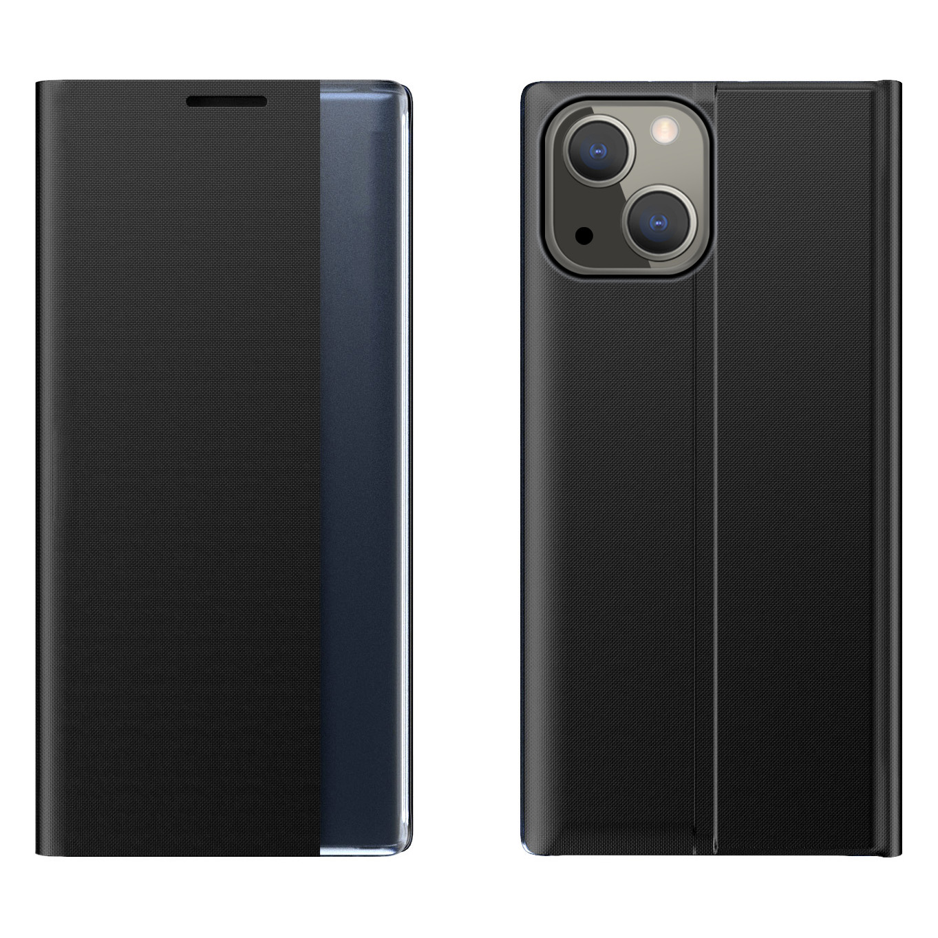 Sleep Case чехол-книжка со Smart Window для iPhone 13 mini чёрный