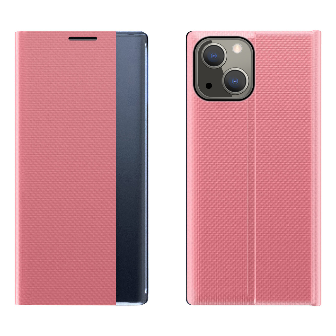 Sleep Case чехол-книжка со Smart Window для iPhone 13 mini розовый