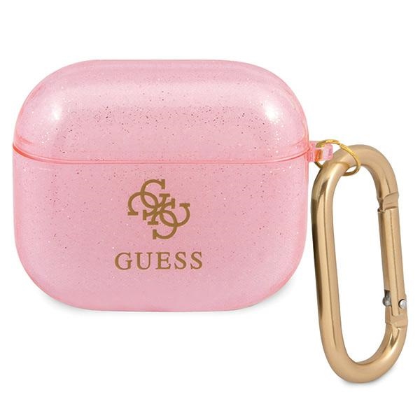 Guess GUA3UCG4GP Glitter Collection case for AirPods 3, pink