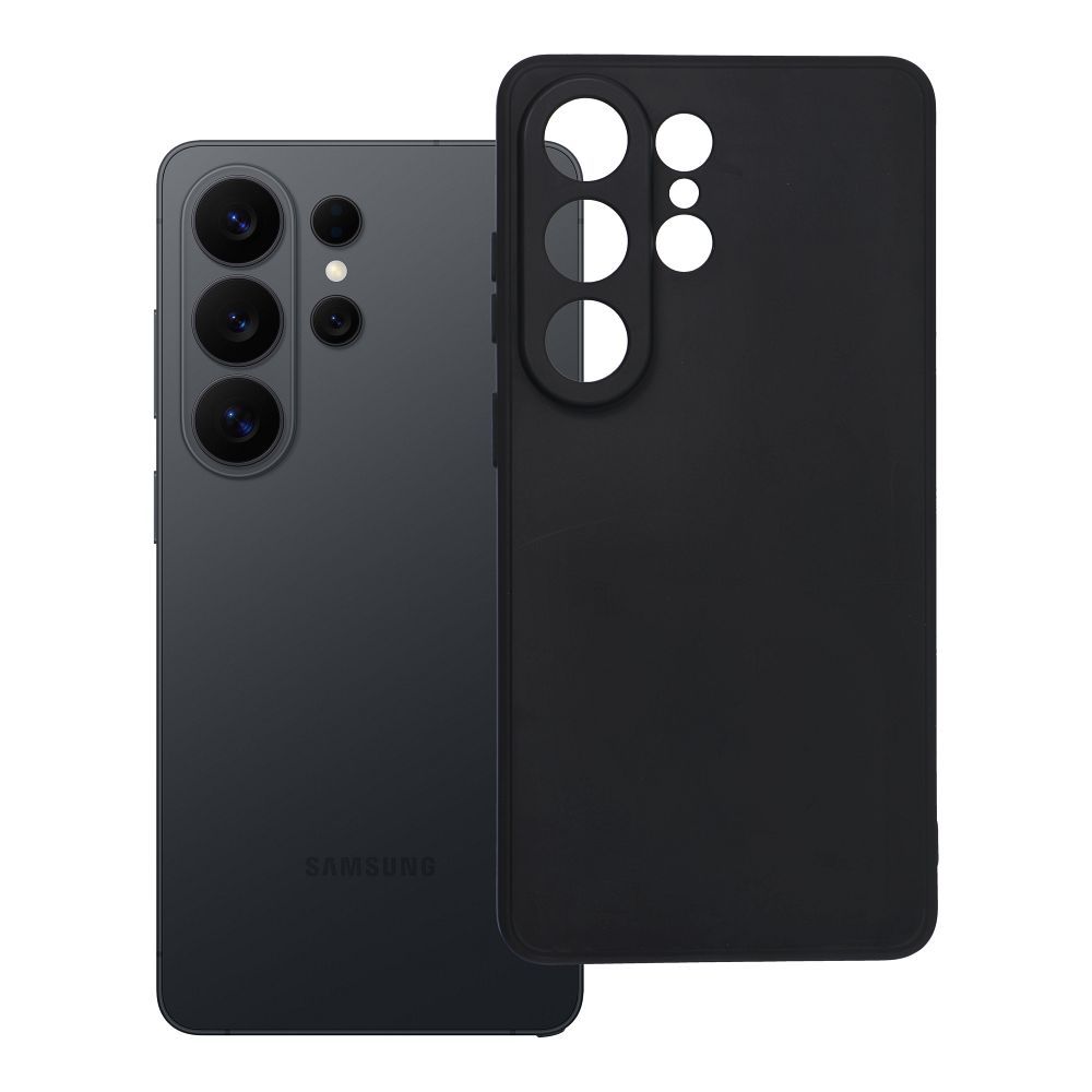 Чехол для Samsung S26 Ultra мягкий чёрный