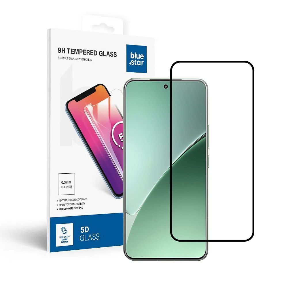 Apsauginis stiklas Blue Star - Xiaomi 15 Pro - juodas Apsauginis stiklas Blue Star
